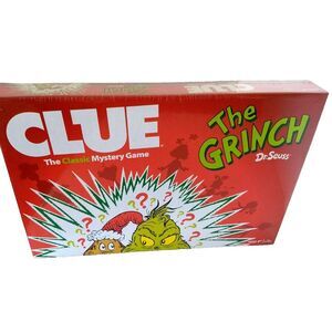 Clue: THE GRINCH Official Hasbro Board Game Dr Seuss USAopoly NEW-FACTORY SEALED